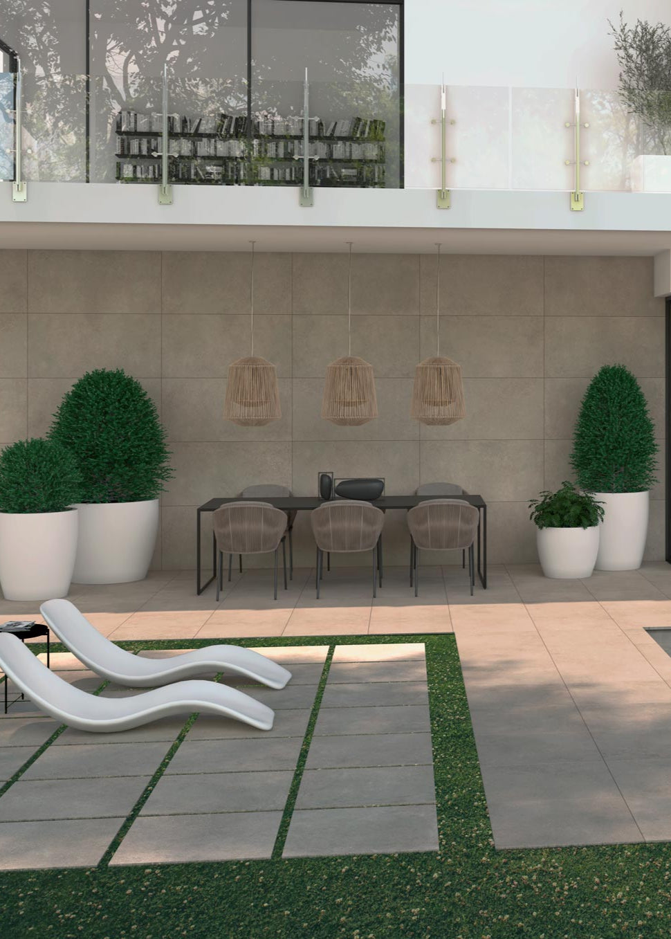 Integra Greige Outdoor Paving (20mm)