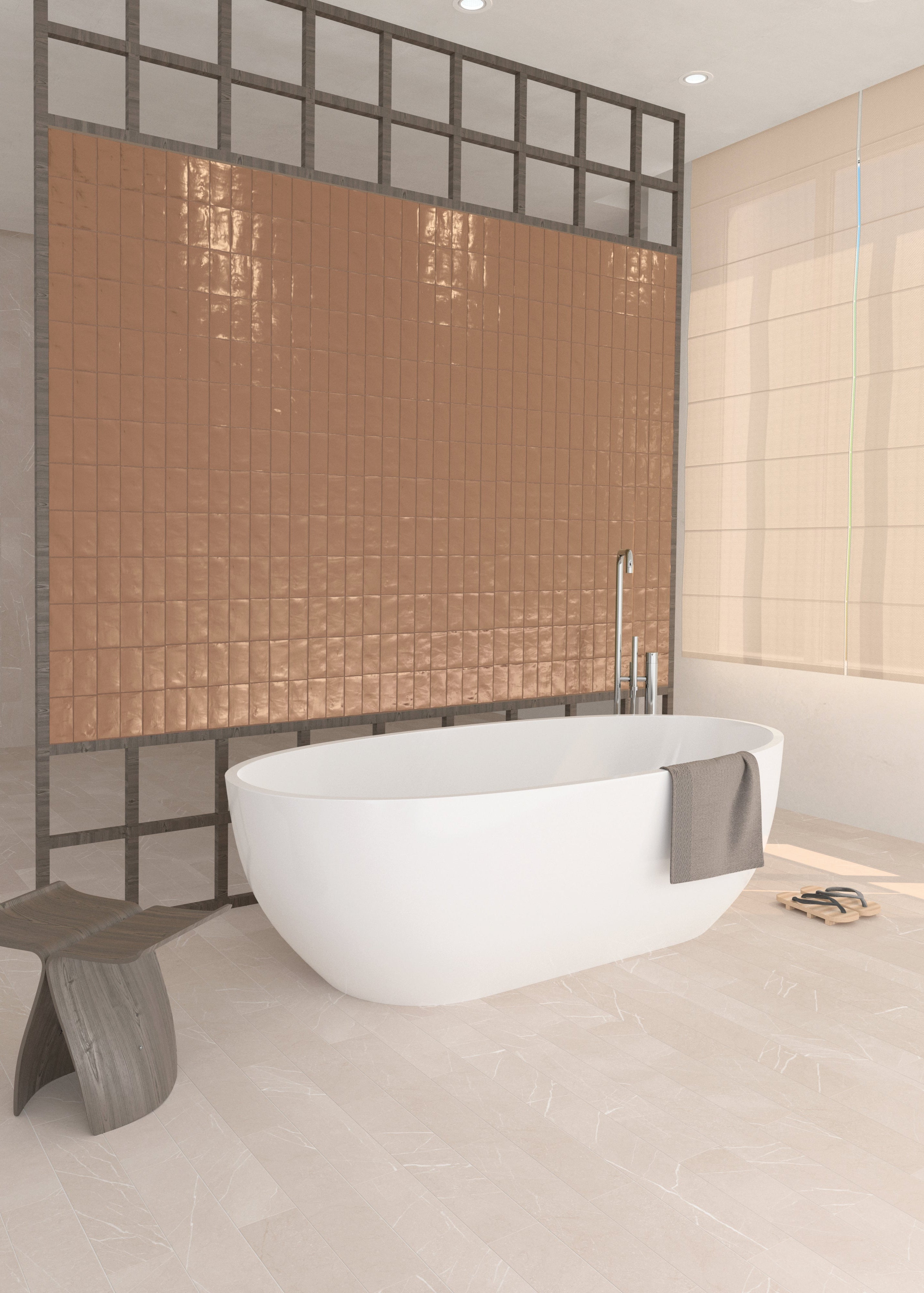 Fez Copper 6.2x12.5 Gloss