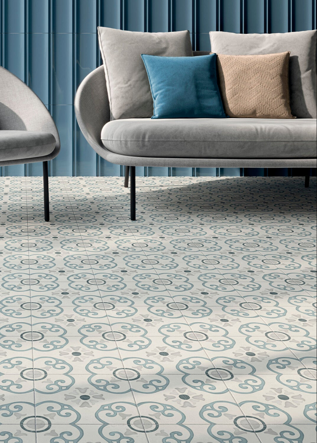 Sirocco Blue Dhalia 22.3x22.3