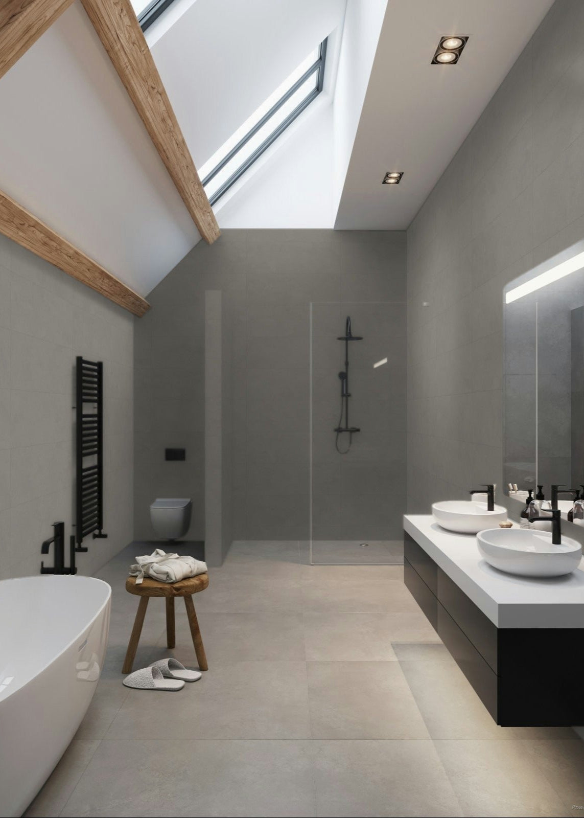 Chromatic Grey 33.3x100