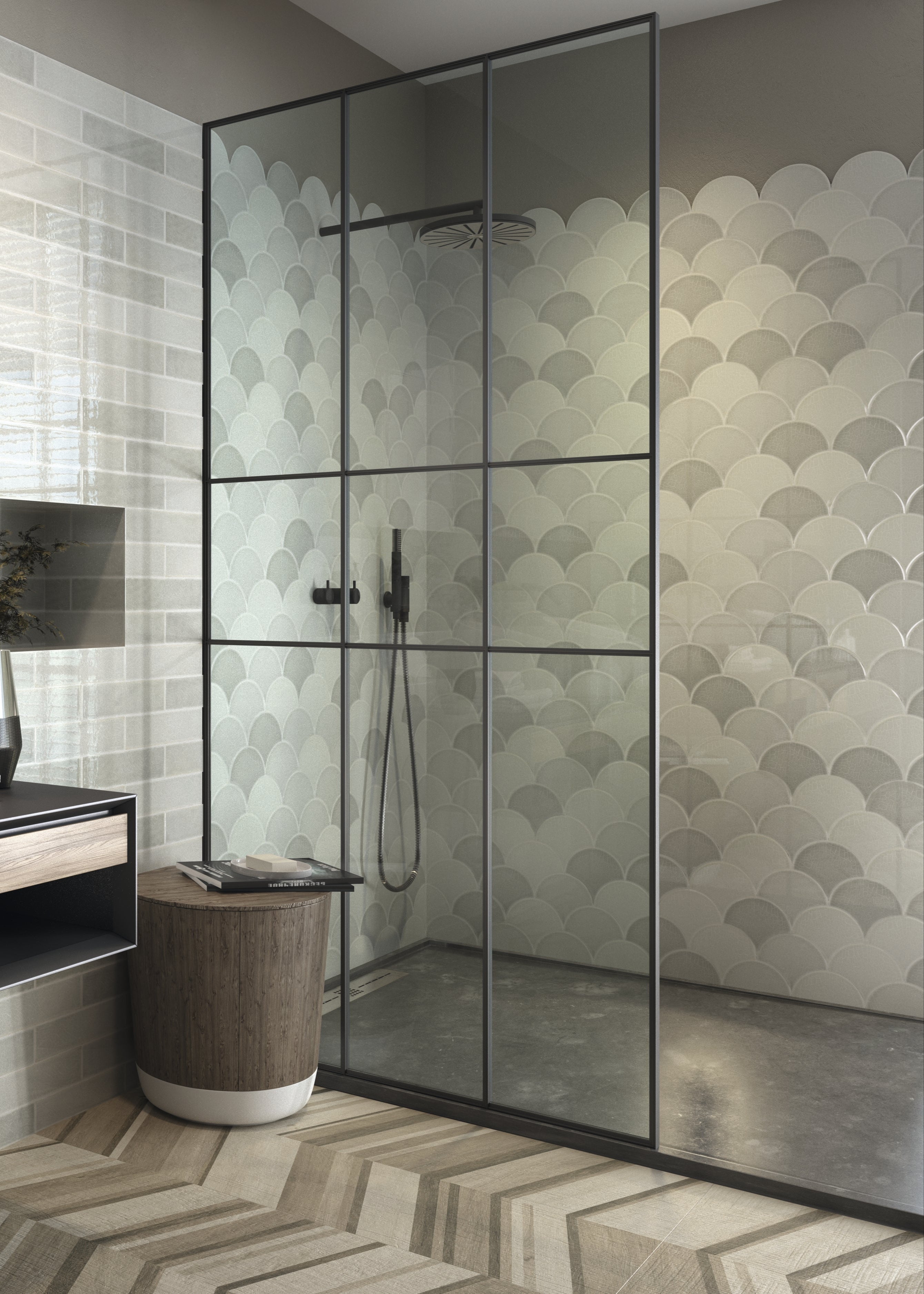 Emerge Grey 15.5x17 Gloss