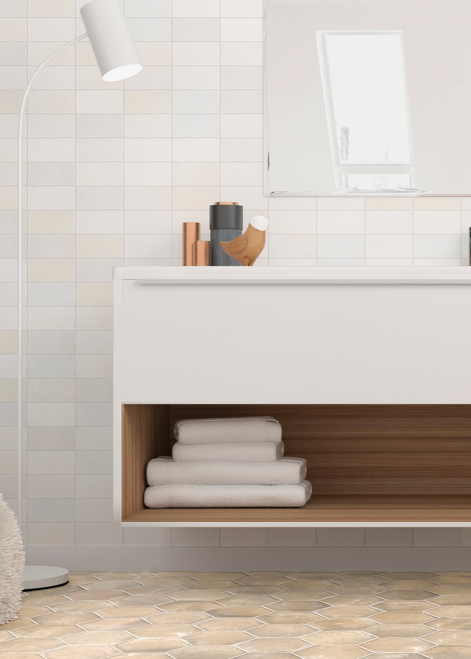 Fez White 6.2x12.5 Matt