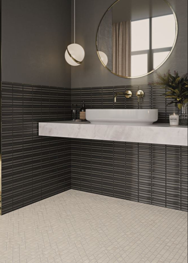 Fayenza Belt Ebony 6.2x12.5 Gloss