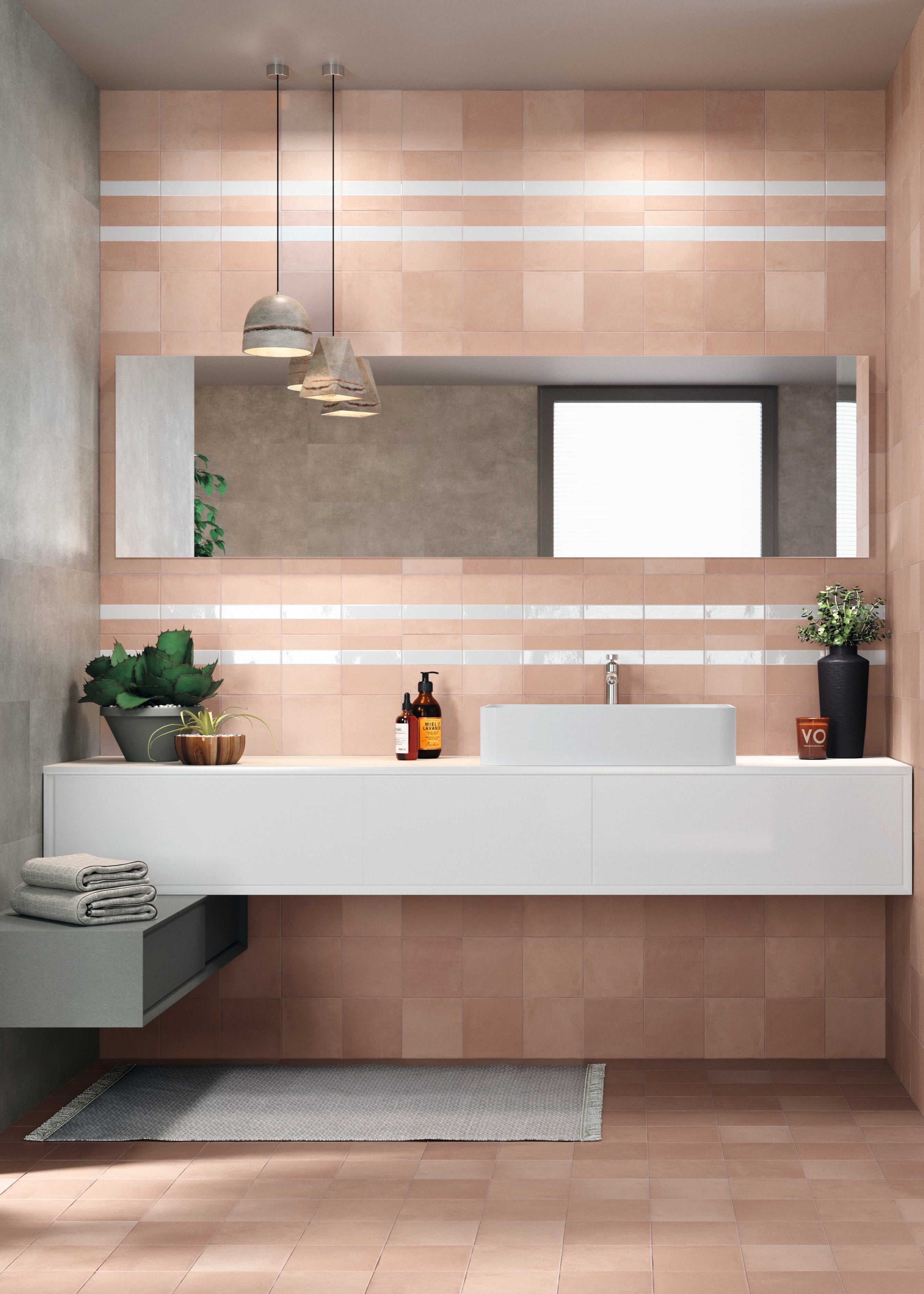 Mikado Pink 15x15 Matt