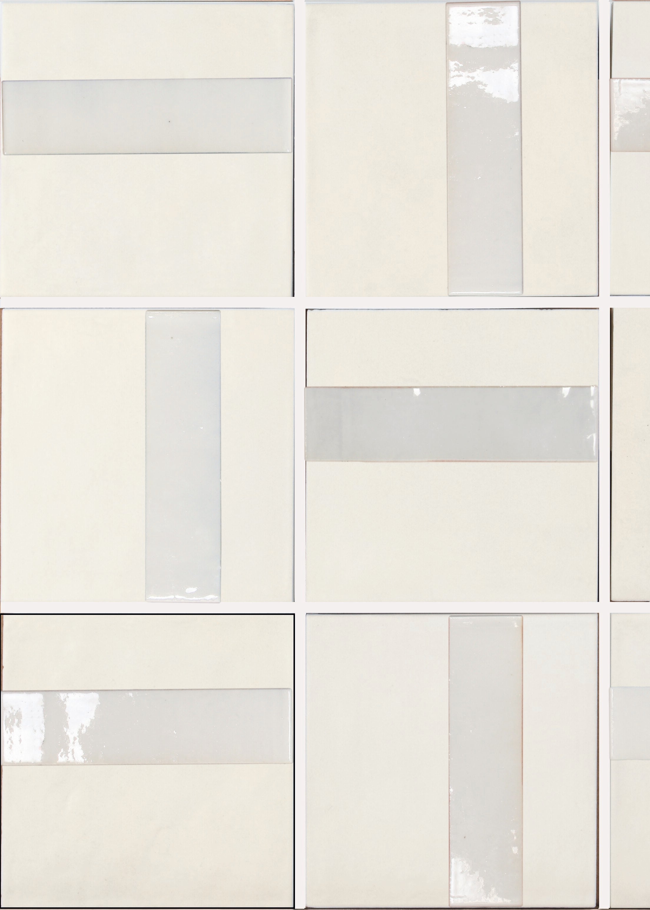 Mikado White 15x15 Matt