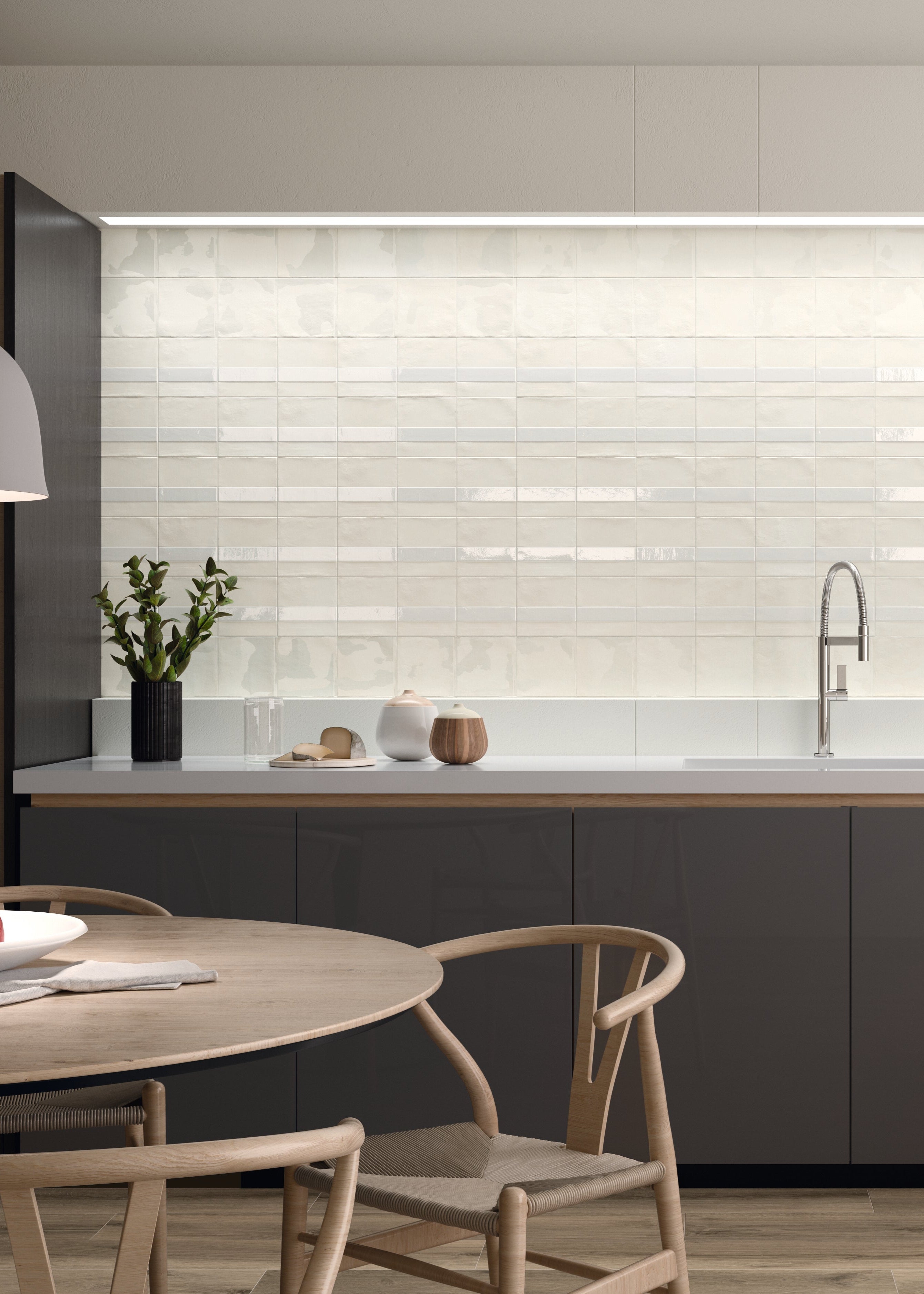 Mikado White 15x15 Matt