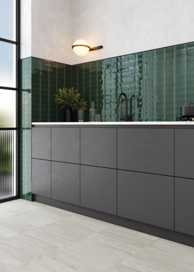 Fayenza Royal Green 6.2x12.5 Gloss