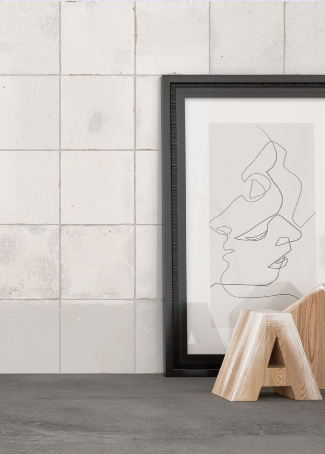 Zellige White 12.5x12.5 Gloss