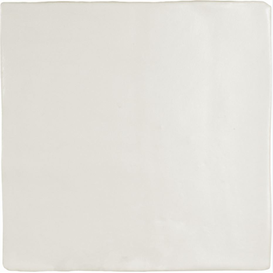 Zellige White 12.5x12.5 Matt
