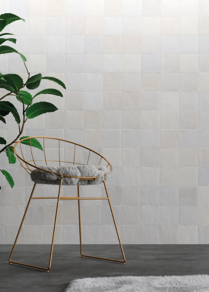 Zellige White 12.5x12.5 Matt