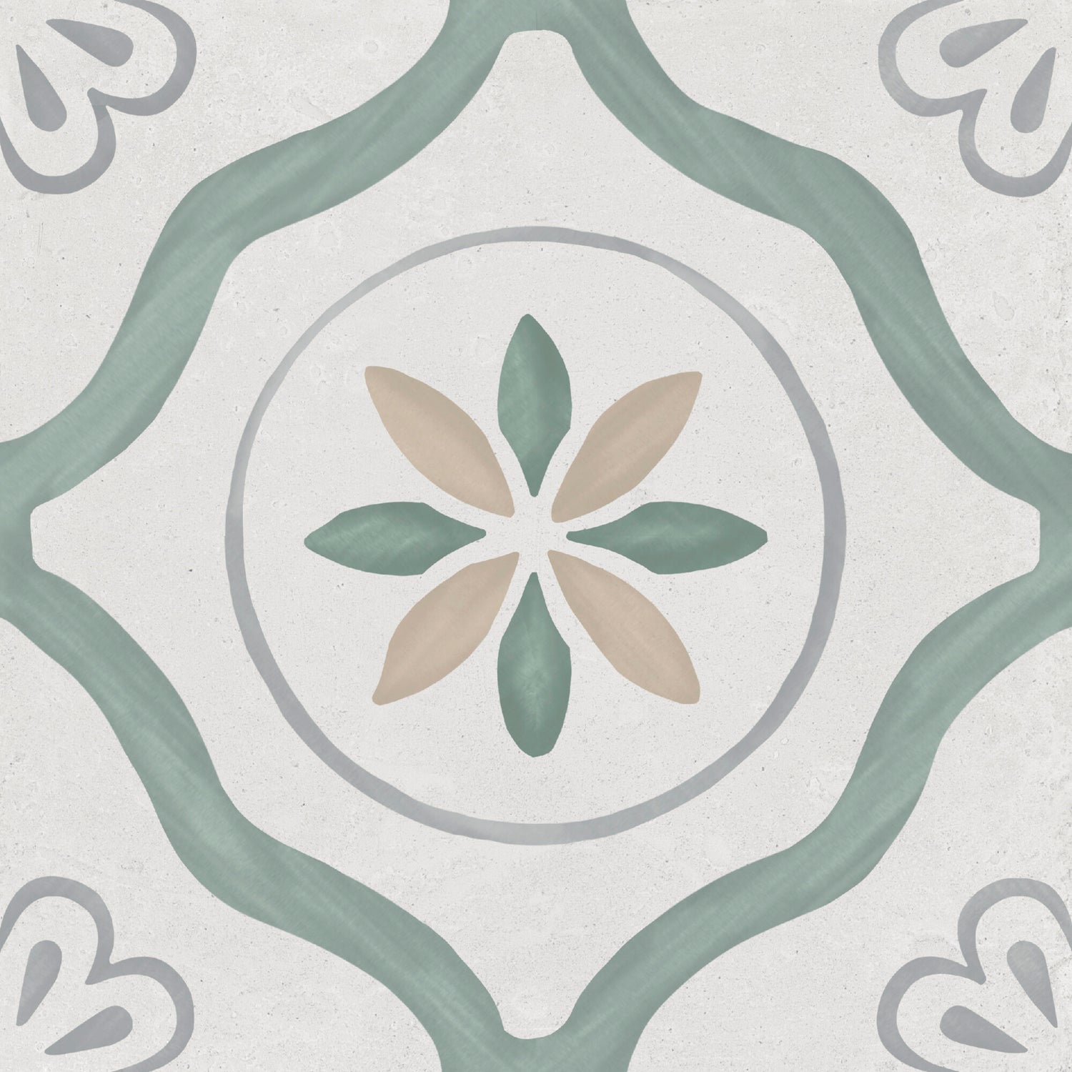 Sirocco Green Petals 22.3x22.3