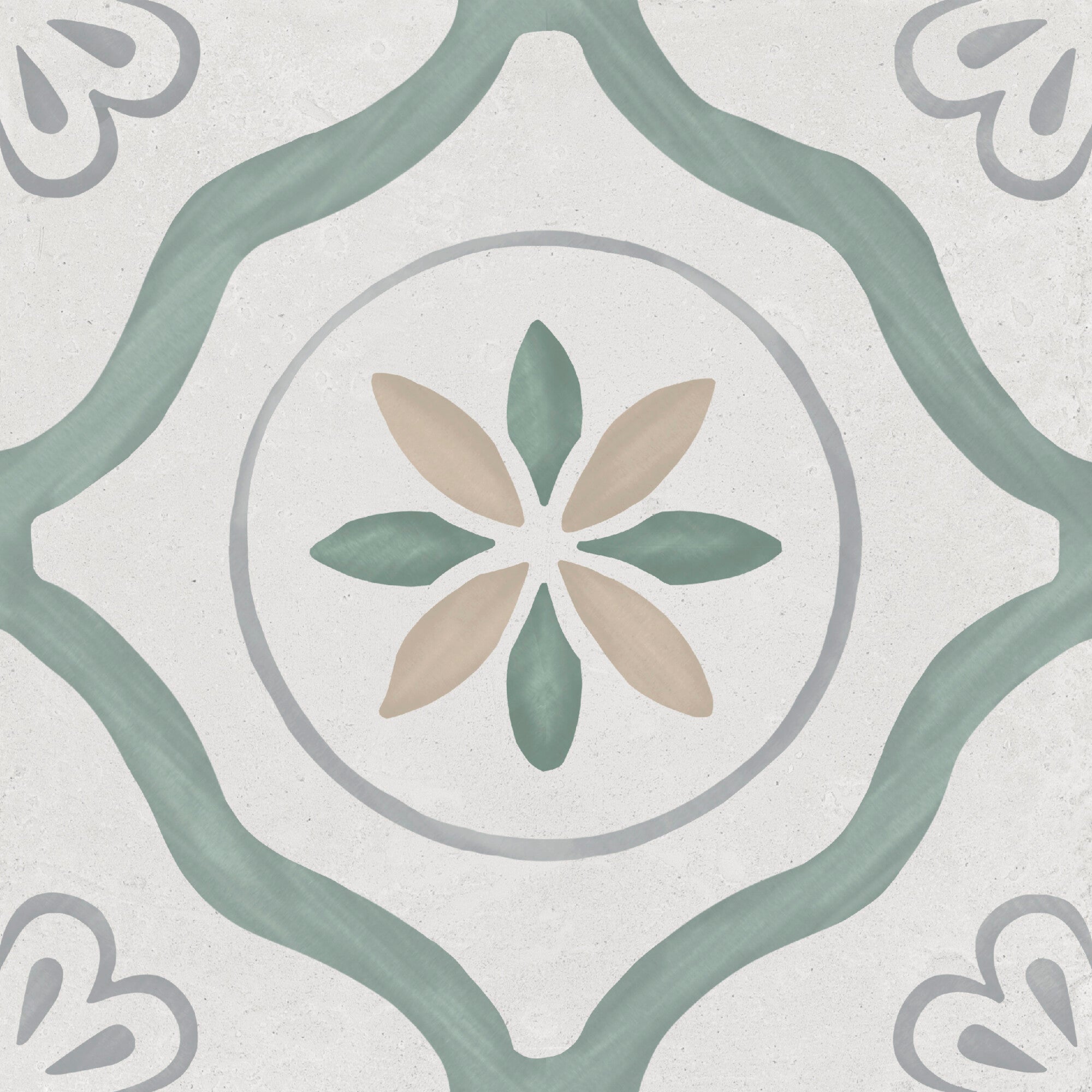 Sirocco Green Petals 22.3x22.3
