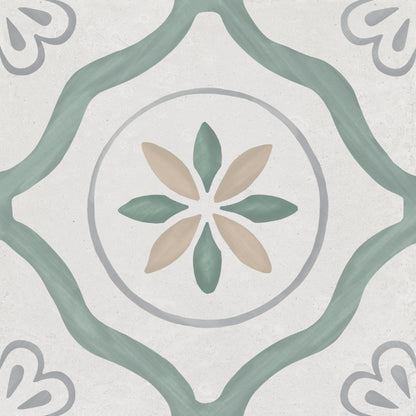 Sirocco Green Petals 22.3x22.3