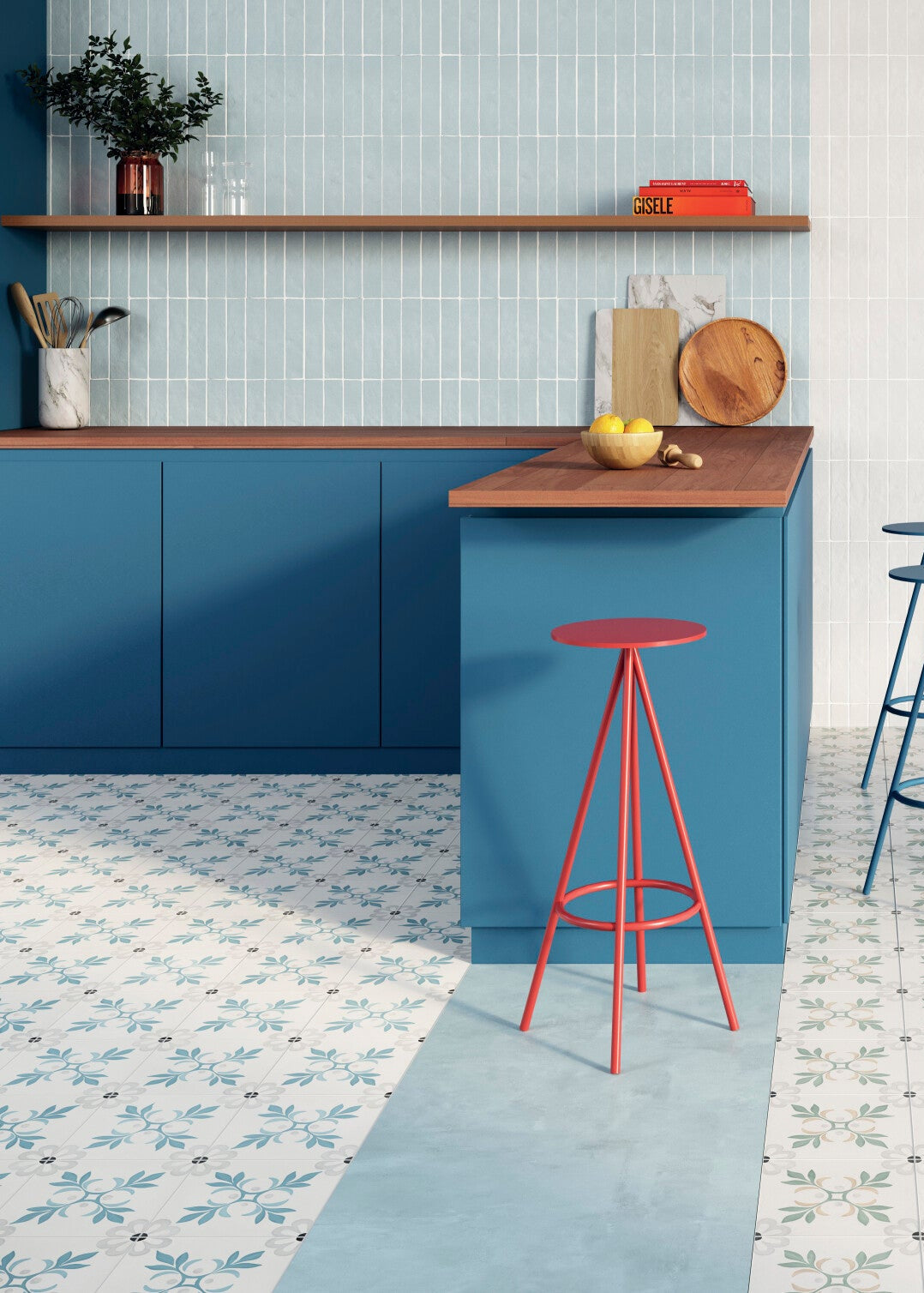 Sirocco Blue Garden 22.3x22.3