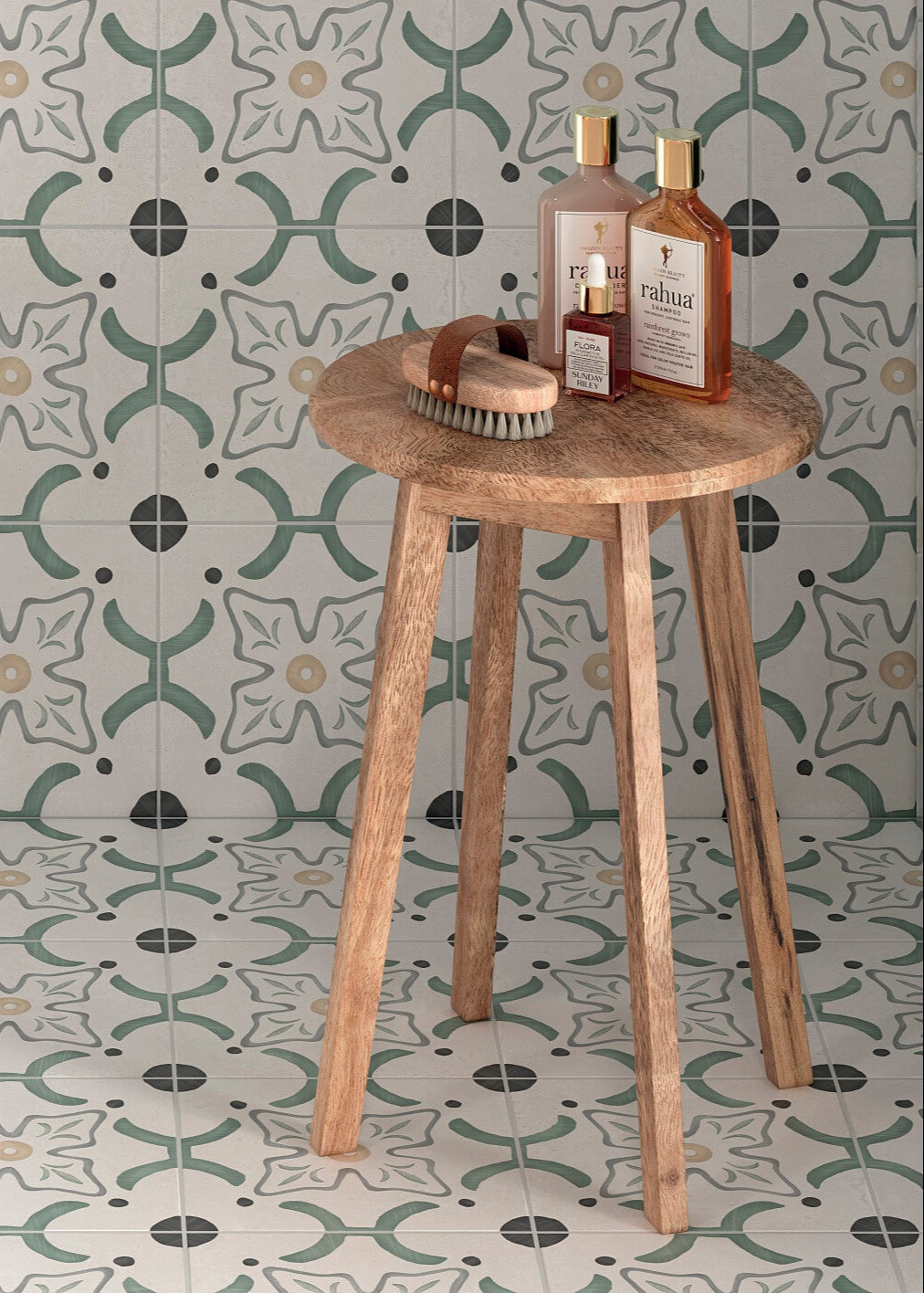 Sirocco Green Flower 22.3x22.3