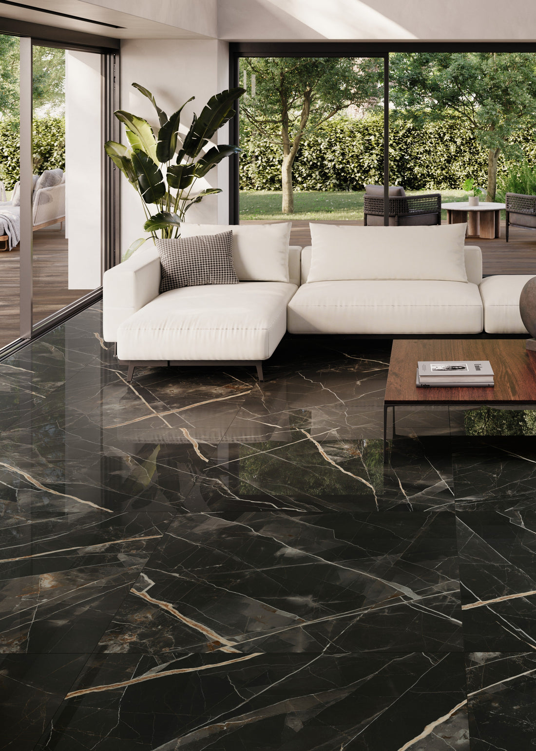 Calacata Black 59x119 Polished