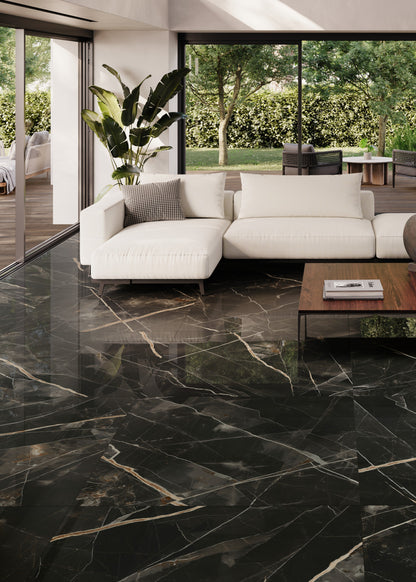 Calacata Black 59x119 Polished