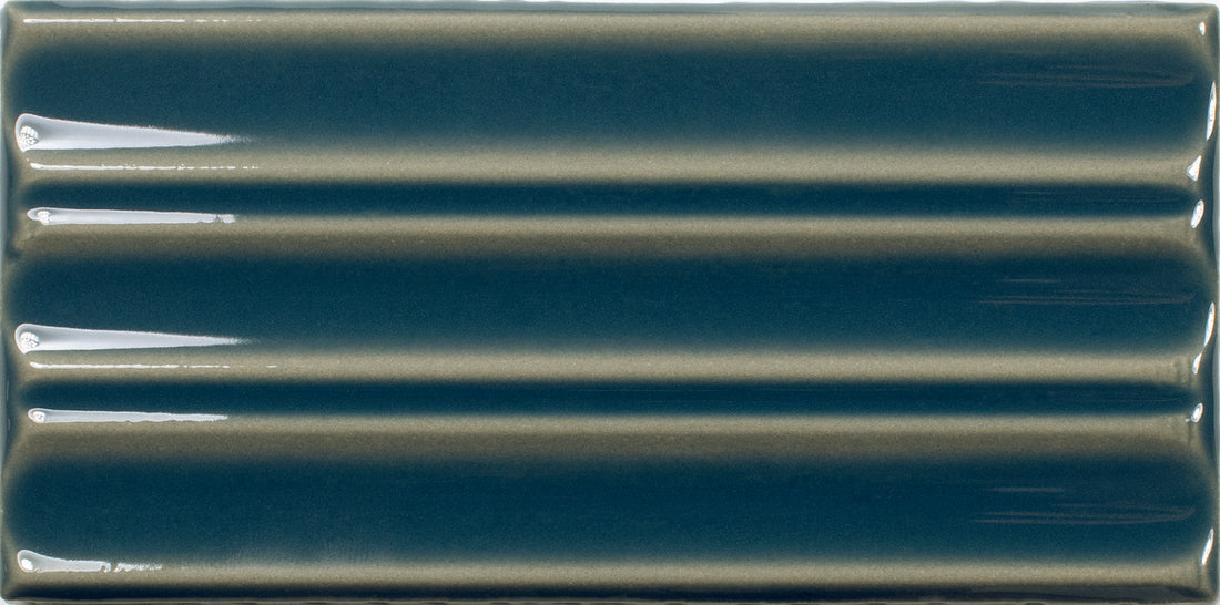 Fayenza Belt Peacock Blue 6.2x12.5 Gloss