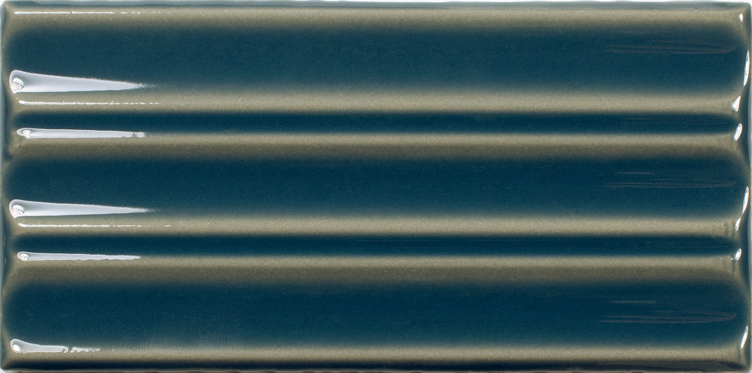 Fayenza Belt Peacock Blue 6.2x12.5 Gloss