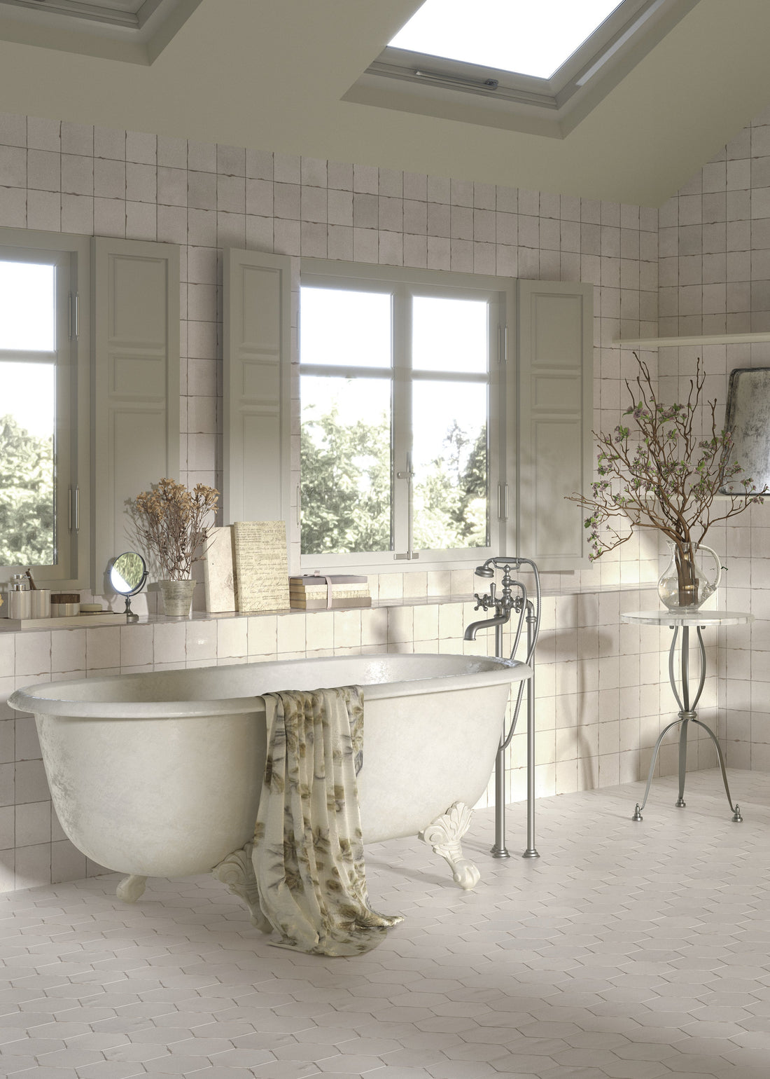 Hammam White 13.9x16 Matt