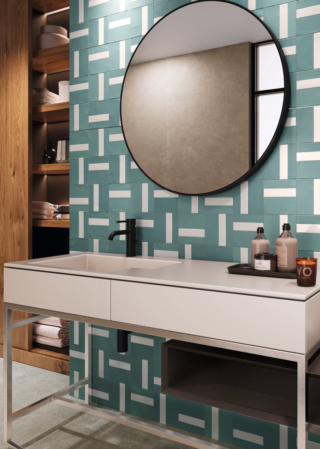 Mikado Blue 15x15 Matt