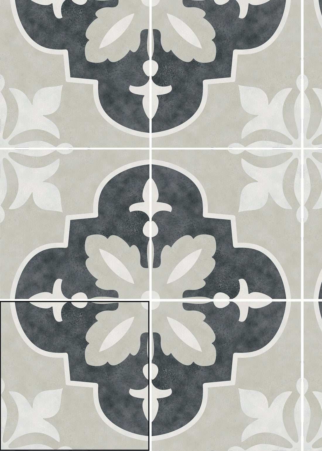 Winchester Black 15x15 Matt